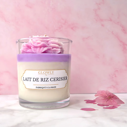Bougie Lait de Riz Cerisier