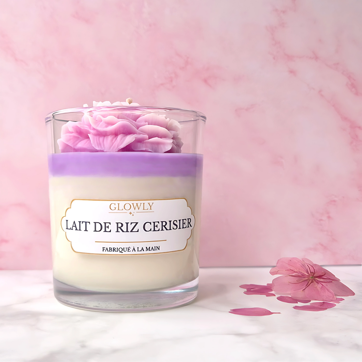 Bougie Lait de Riz Cerisier
