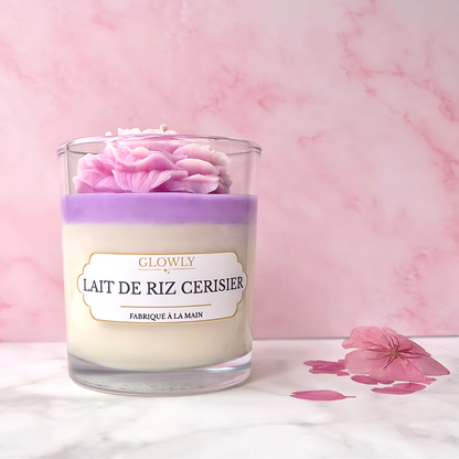 Bougie Lait de Riz Cerisier