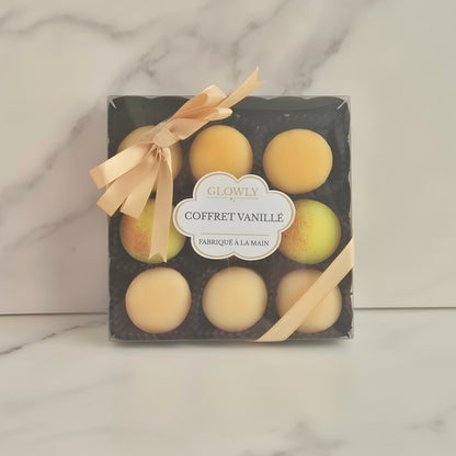 Coffret Vanillé — 9 Fondants Macarons
