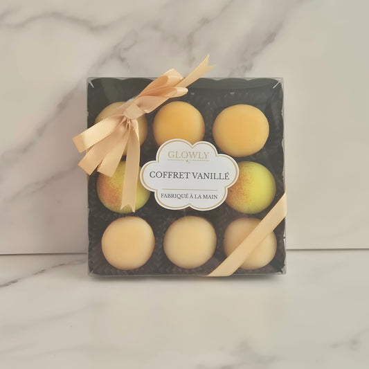 Coffret Vanillé — 9 Fondants Macarons